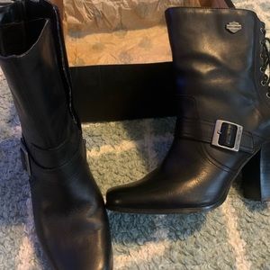 Harley Davidson heeled boots